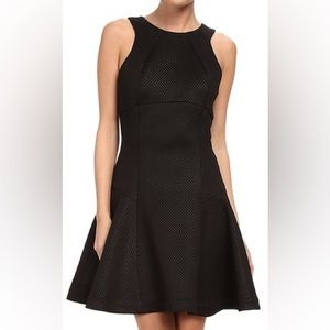 Ted Baker Cidia Skater Skirt black flare Sleeveless Dress size 1 XS NWT